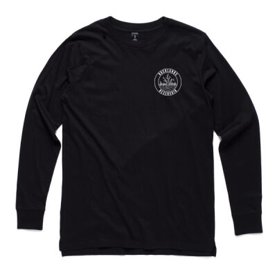 Rocklands - Long Sleeve - White Logo - Front & Back Thumbnail